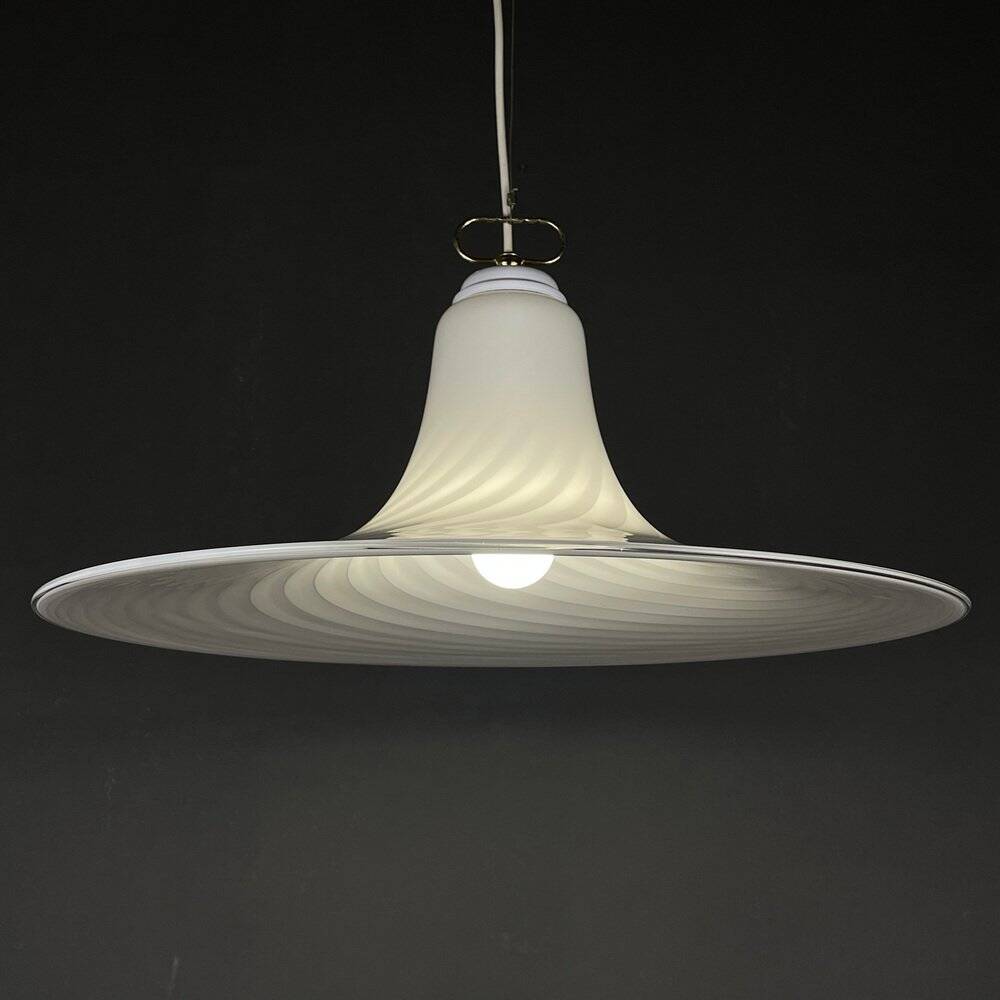 Murano glass pendant lamp Tourbillon by Vetri Murano, Italy, 1970s