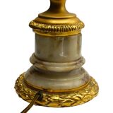 Lampe de table vintage en marbre et laiton