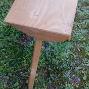 Antique wooden tripod stool