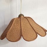 Rattan flower hanging 60s