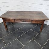 Old solid oak coffee table