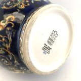 Grand pichet en faïence bleue de Gien – Modèle Renaissance