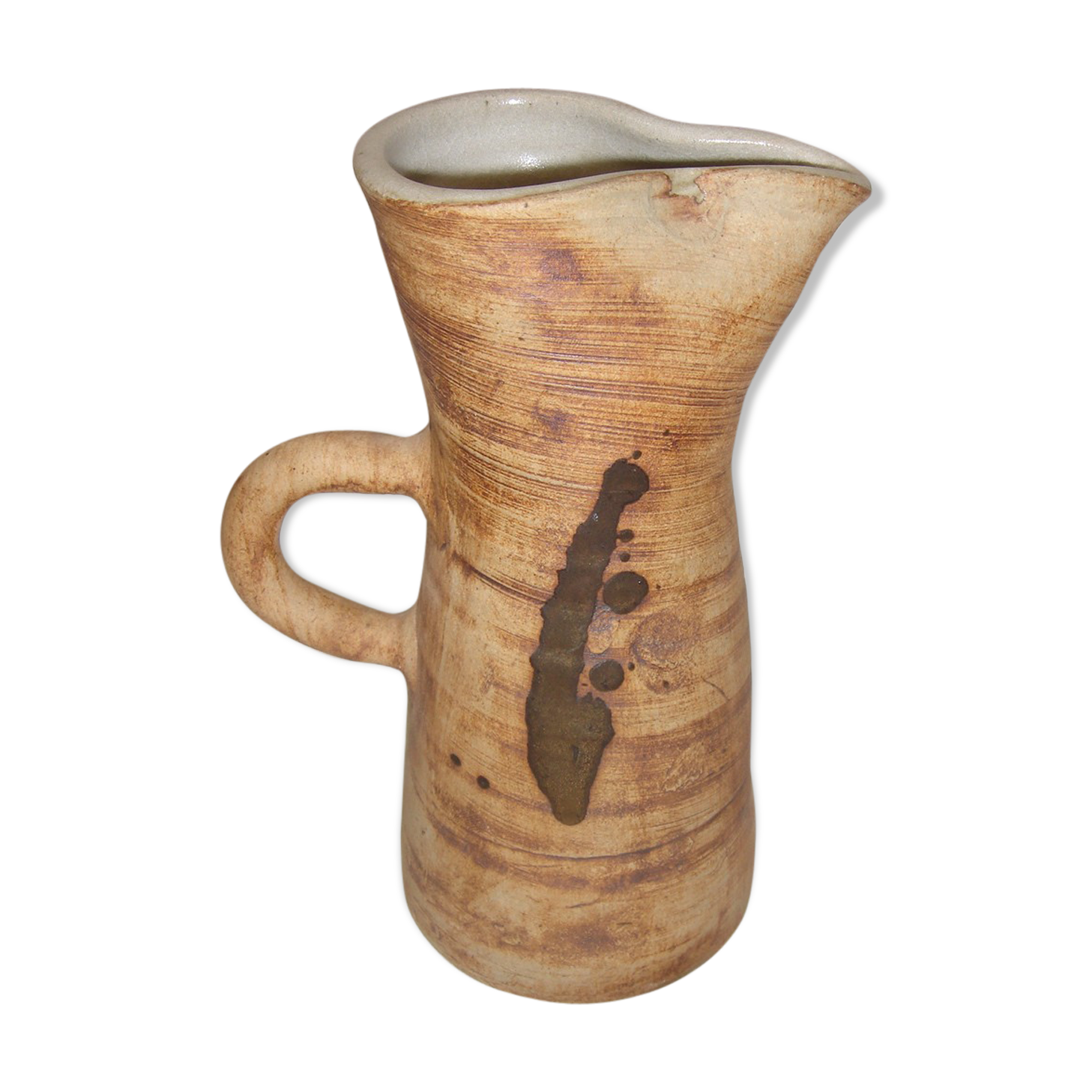 pitcher or pottery jug the doves Vallauris, 1950/60