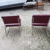 Pair of Burgundy chairs