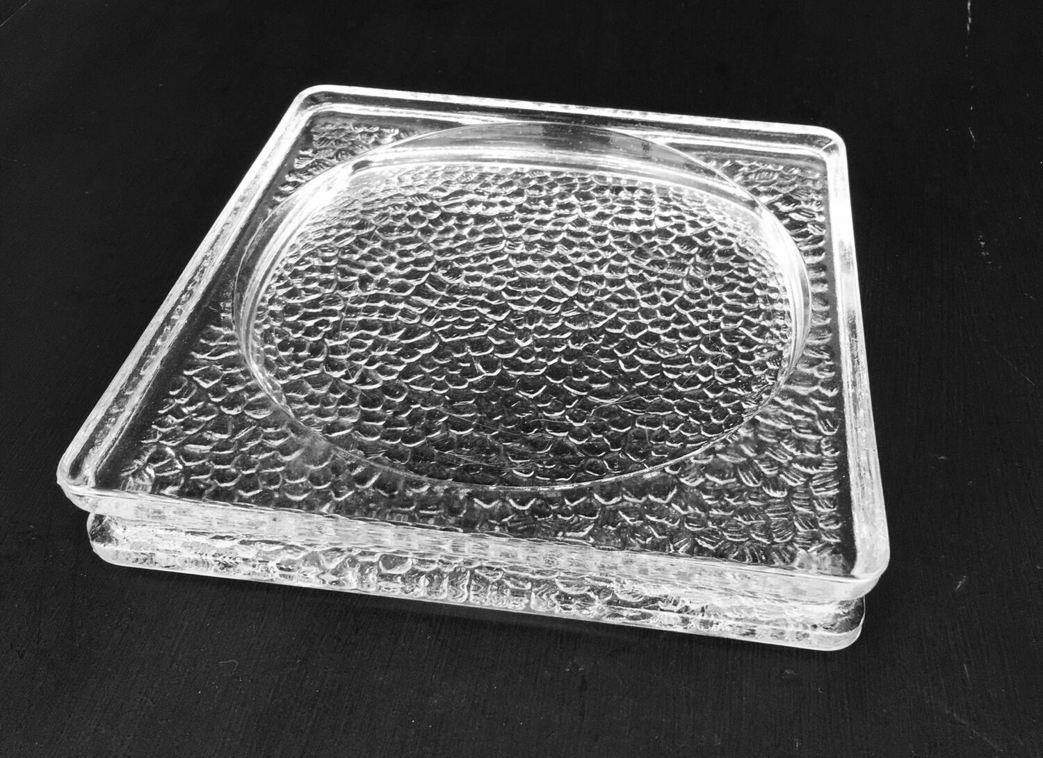 Glass paving stone