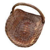 Wicker wood basket