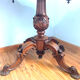 19th Century Victorian Walnut Coffee Table - Hand Carved