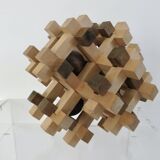 XXL wooden puzzle, multi-balls, 1970