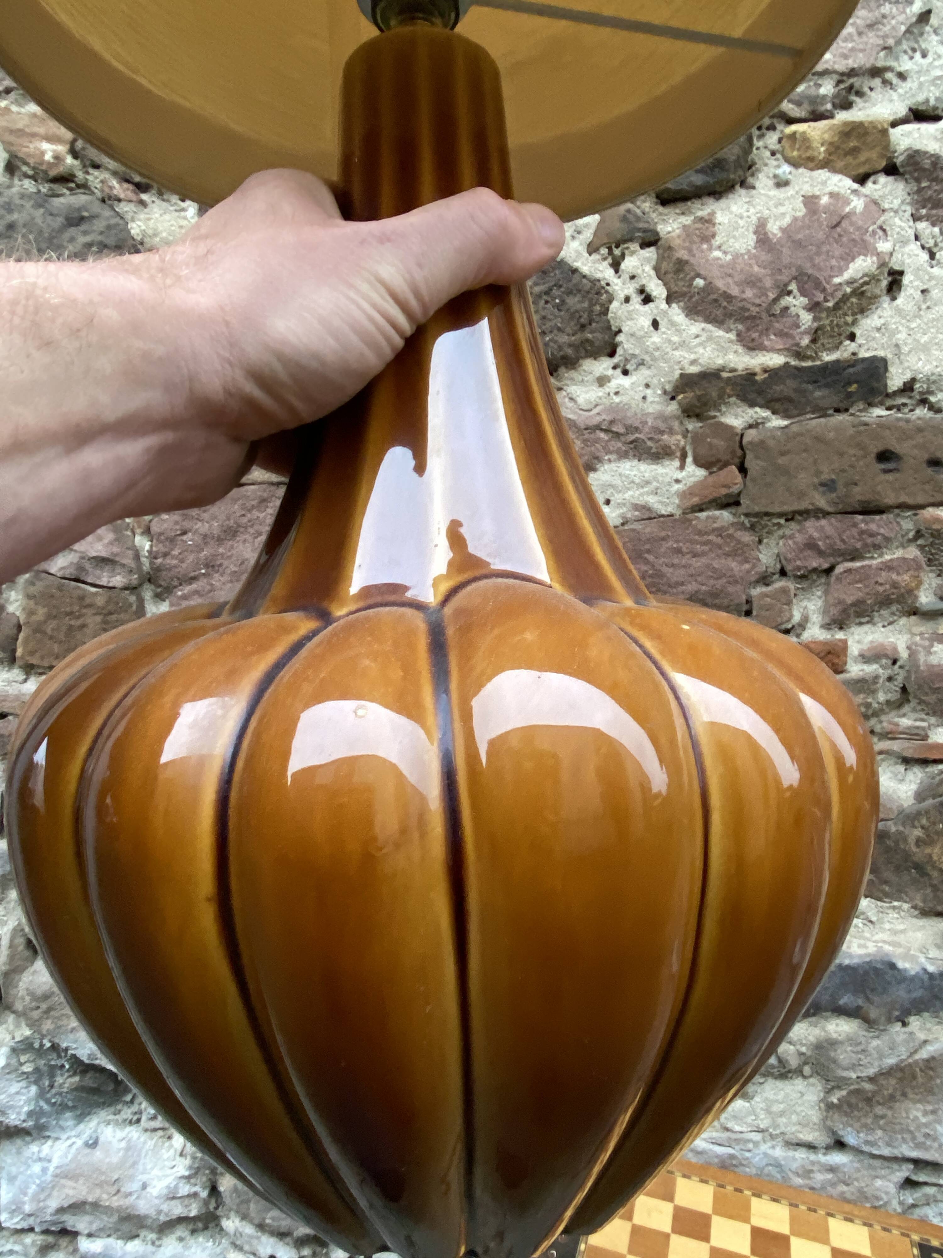 Vintage Ceramic Lamp 1970s