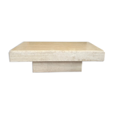 Travertine coffee table 1970