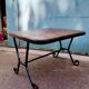 Table basse années 60 fer forgé