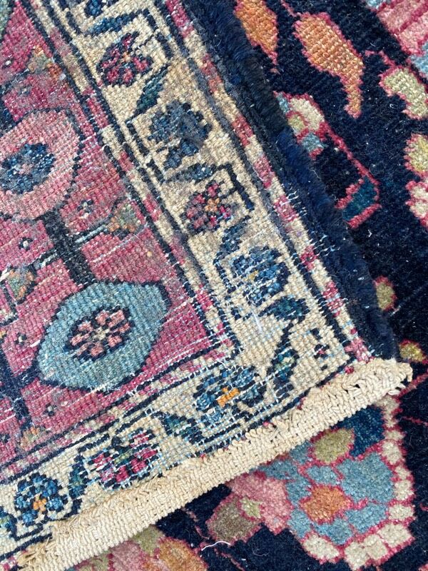 Ancient Persian carpet yazd 126x196 cm
