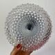 Vintage diamond-tipped glass wall lamp/ceiling lamp
