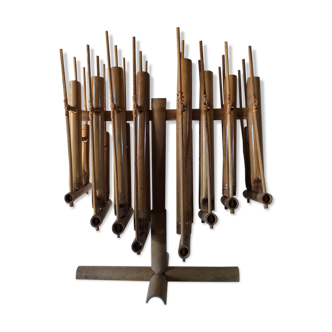 Music instrument Bamboo Angklung Asia 1970