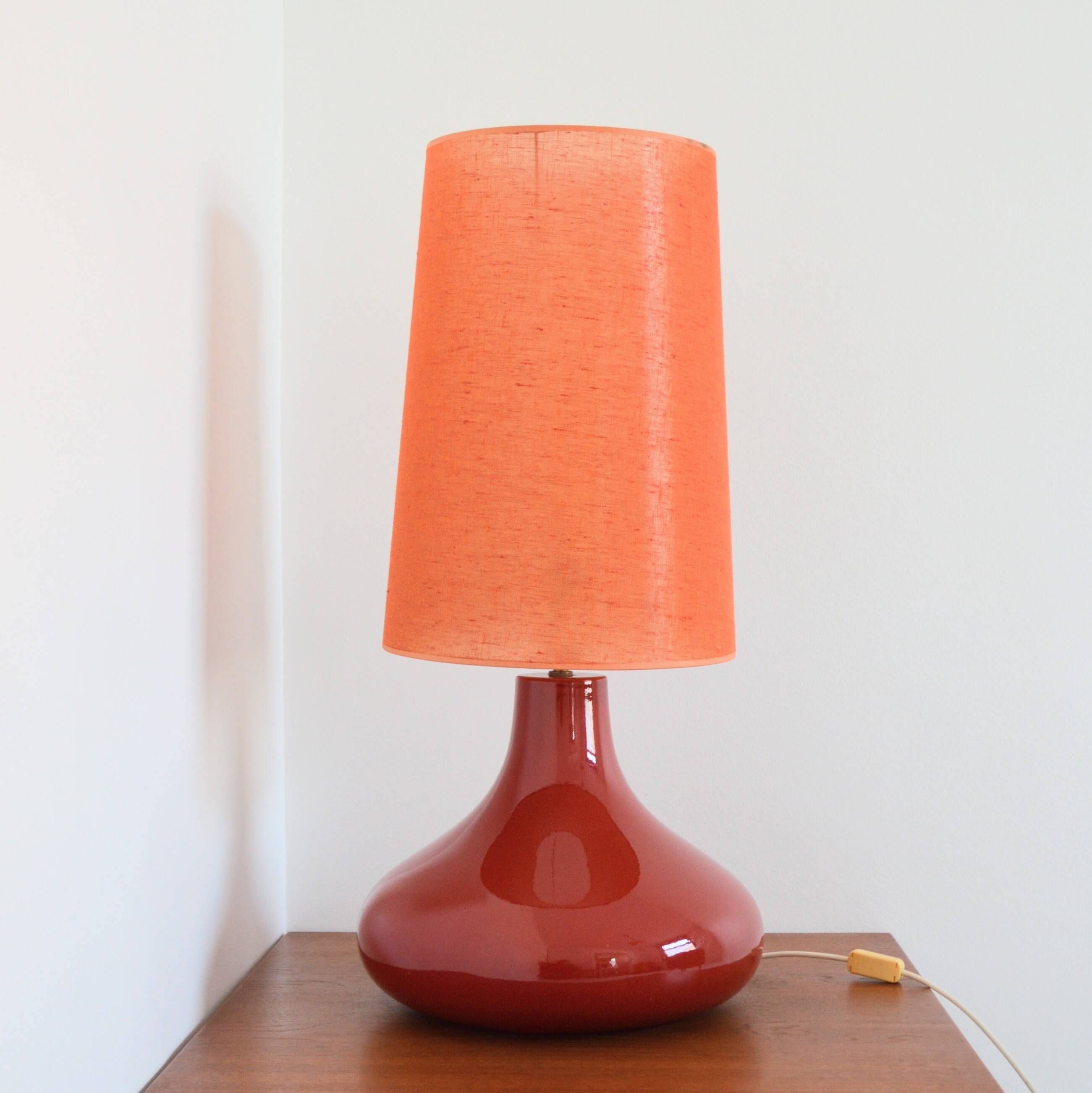 Grande lampe de table / lampe de sol FDC Jacques Molin 1970s