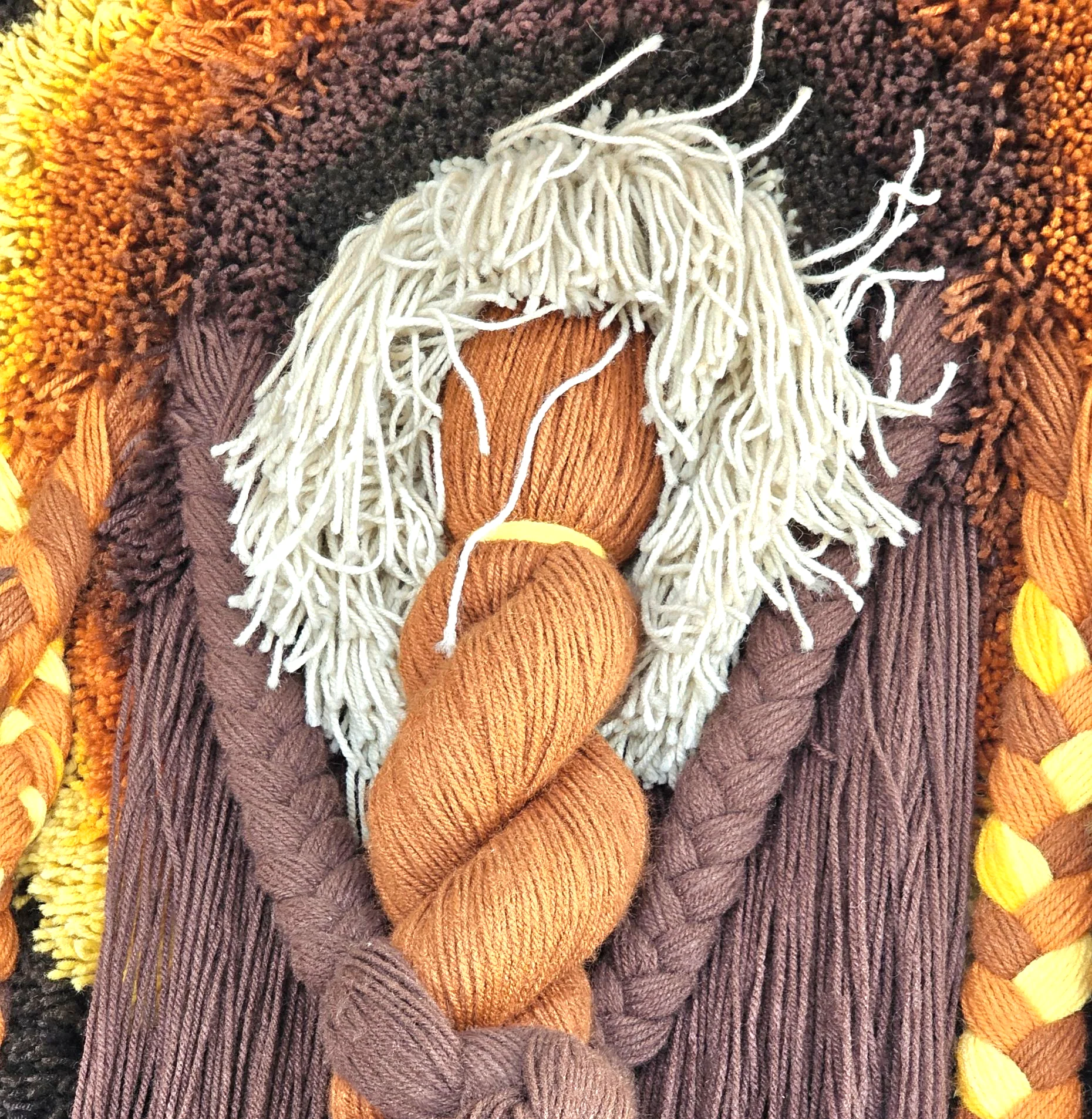 Desso Studio / pièce textile murale / tapisserie / macramé