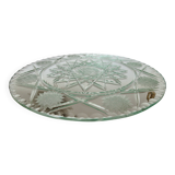 Old large beveled and chiseled mirror, art deco, 40s 50s