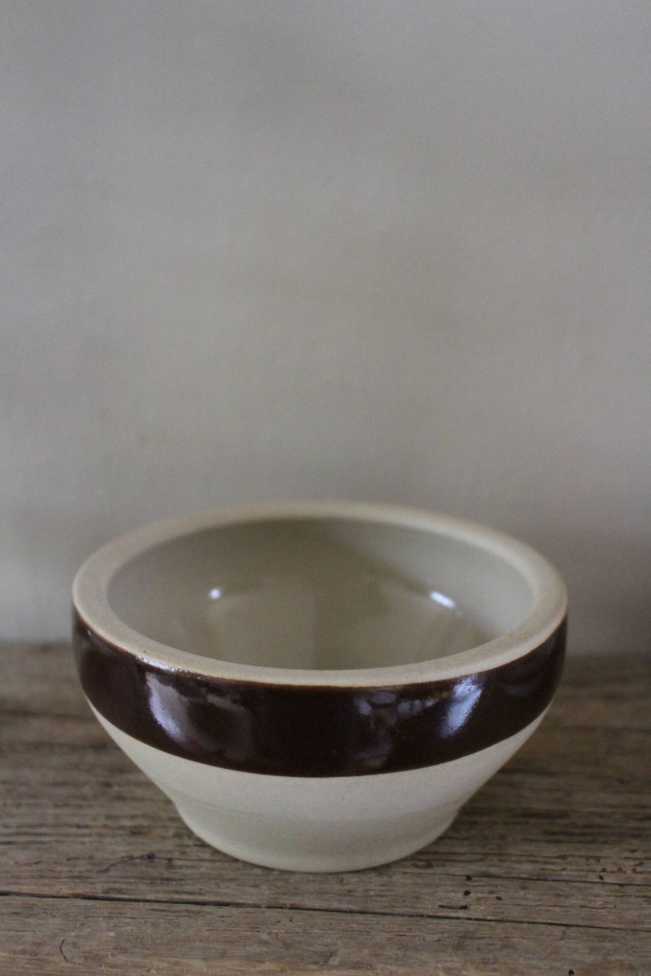 Vintage two-tone Digoin stoneware
