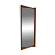 Vintage Scandinavian Teak Mirror with Grooved Frame