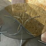4 chaises & table des années 60