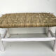 Moroccan children's bench wood and rope