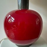 Lampadaire unique en verre de Murano. Design années 60.