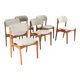 Set of 6 Erik Buch chairs for O.D. Møbler model 49 'Bur' - Danish design