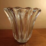 D'Avesn style glass tulip vase