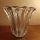 Vase tulipe en verre style D'Avesn