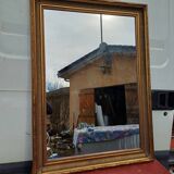 Wood and Gilded Stuk Mirror, early 20th century