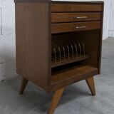 Unique table de chevet jeux 1960 15 jeux complets pieds compas 1960