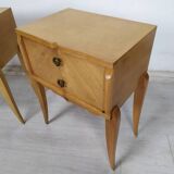 Pair of art deco bedside tables