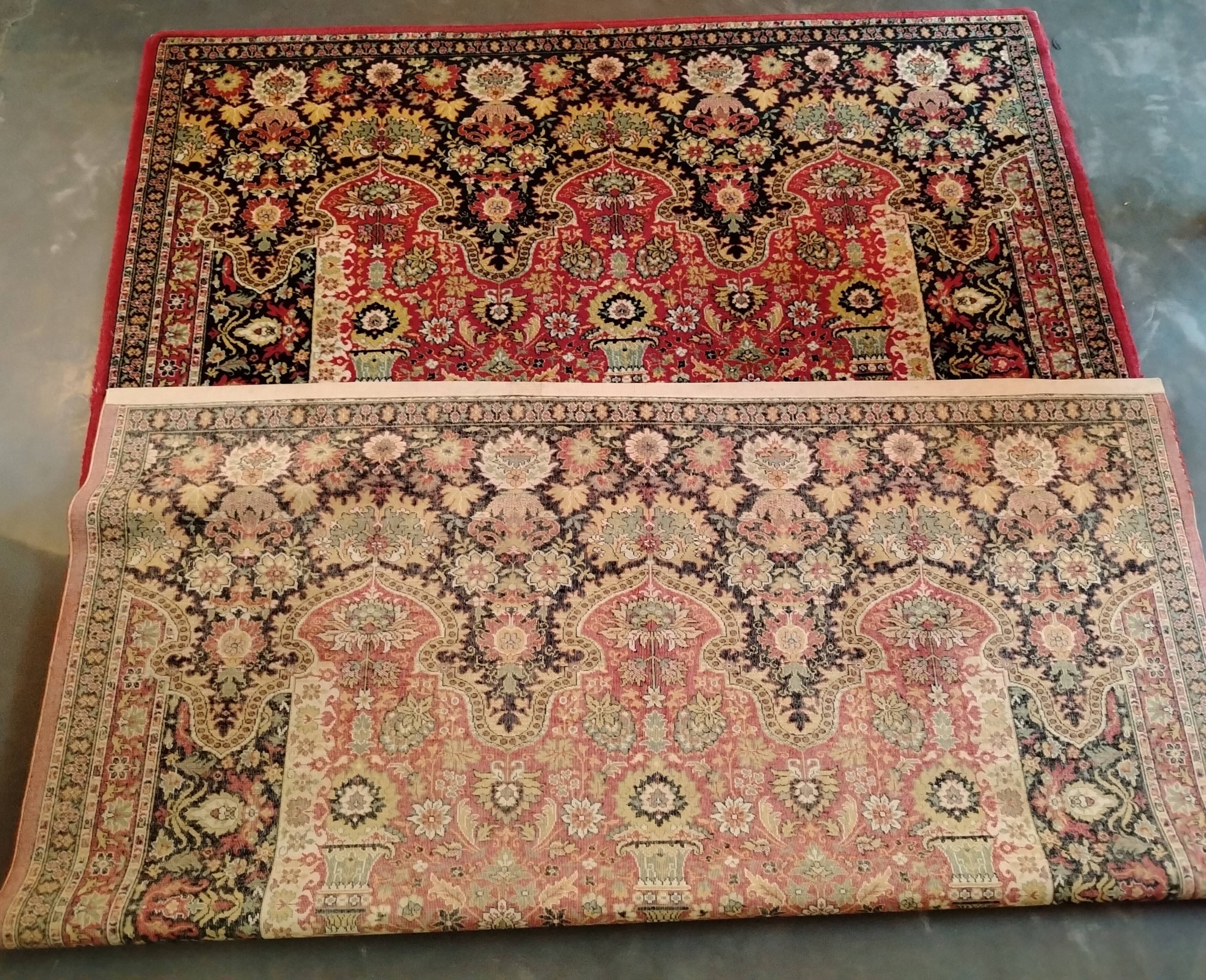 Grand tapis vintage