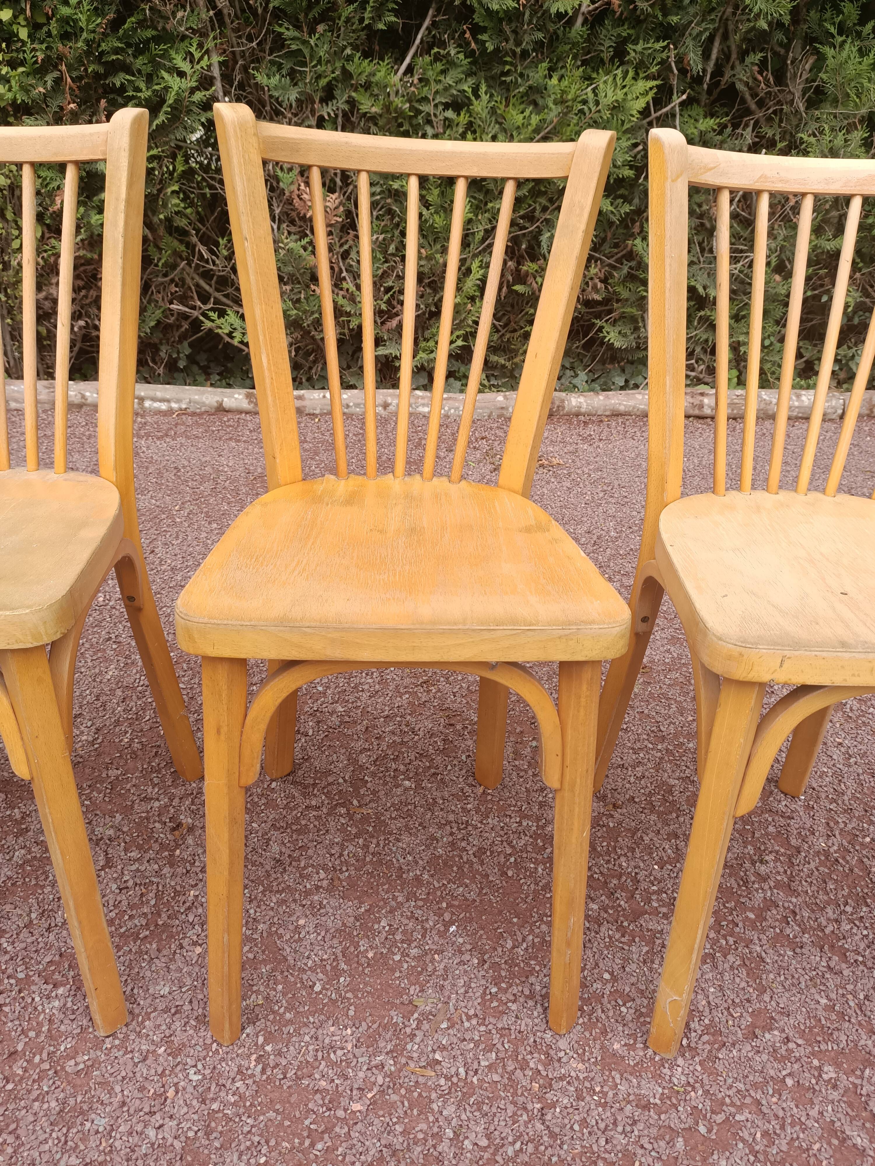 Set of Baumann bistro chairs
