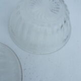 Set of 3 glass cups