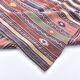 5x11 Red Blue Vintage Kilim Rug 149x326Cm