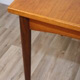 Scandinavian extendable teak dining table 1960