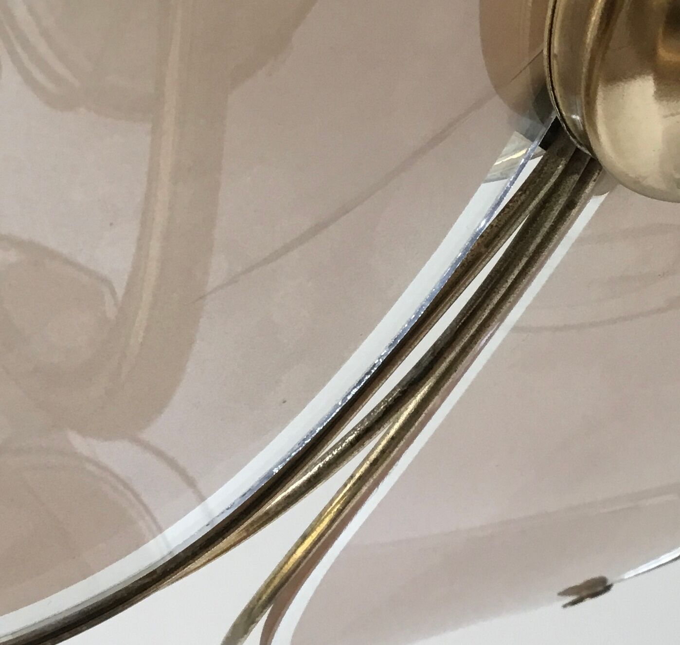 Hollywood Regency Lotus Flower Floor Lamp, Italian Design 1970s