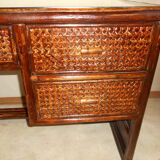 Rattan desk