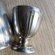 Boulenger silver-plated metal cup and egg cup