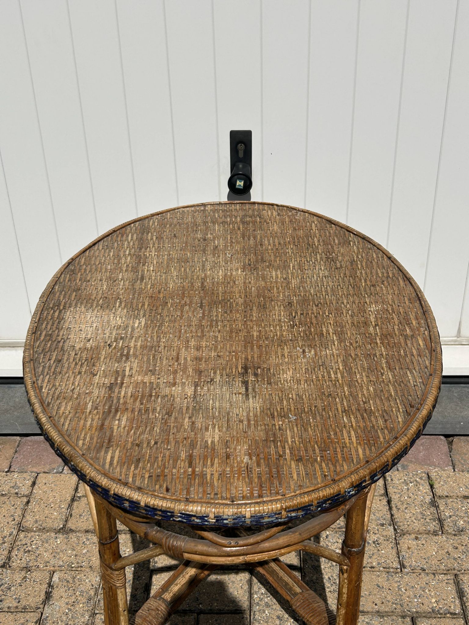 Table rotin et bambou