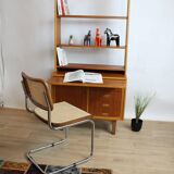 Vintage teak multifunctional bookcase 1960 DK