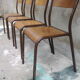 4 Mullca vintage school chairs