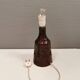 Ceramic table lamp in beautiful glaze, Danish and estimated from the 1970s.