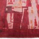 Tapis géométrique tchécoslovaque, années 1950