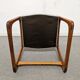 Series of 4 Baumann sleigh chairs from the 60s/70s