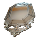 Large octagonal Venetian Murano mirror. Early 19th century
