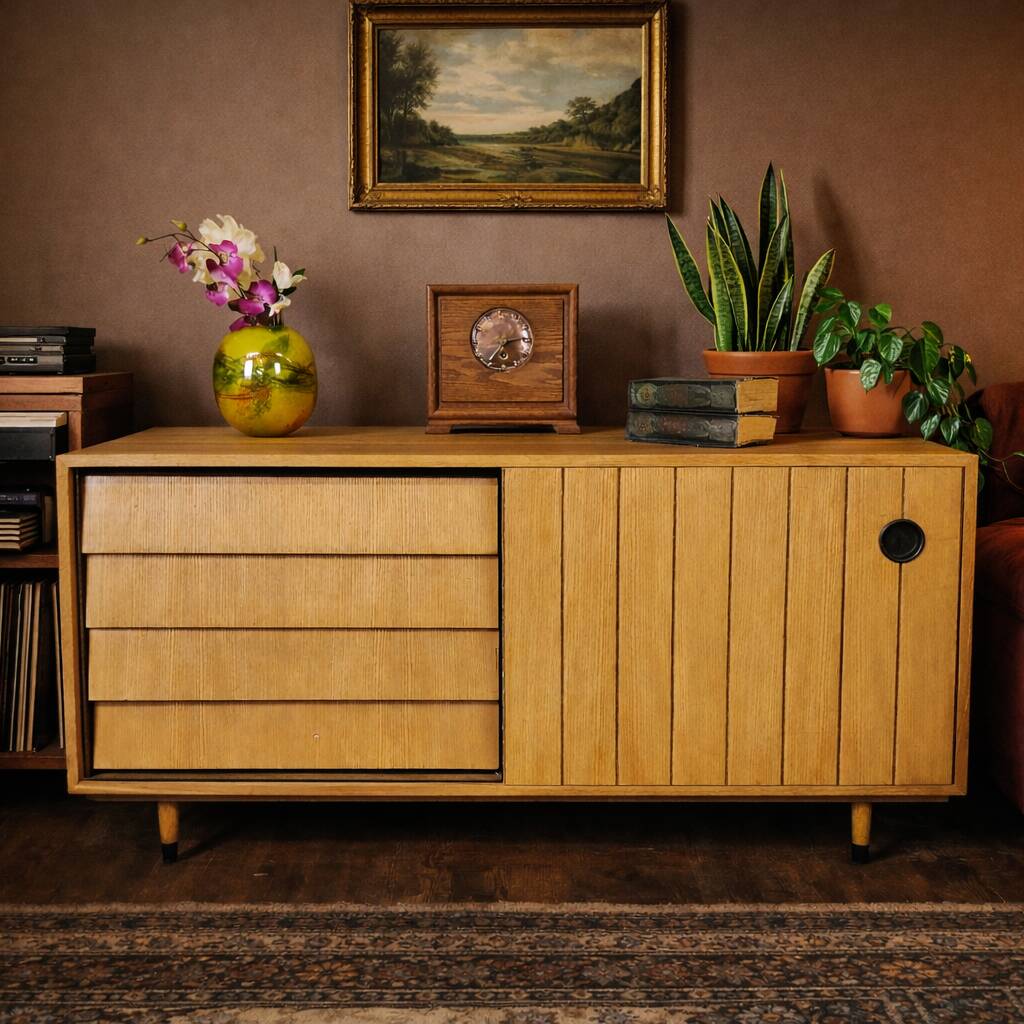 Vintage sideboard / sideboard erich stratmann oldenburger