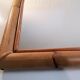 Miroir bambou et rotin vintage 38x48cm