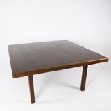 Coffee table in dark oak of danish design from the 1960s.